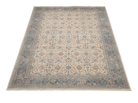 Vloerkleed Grando creme blauw 953
