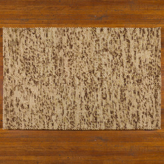 Wol vloerkleed Pixel kleur ivory multi