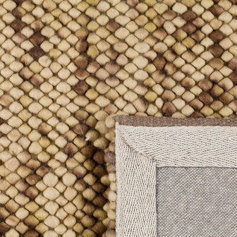 Wol vloerkleed Pixel kleur ivory multi