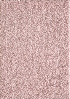 Roze hoogpolig vloerkleed of karpet
