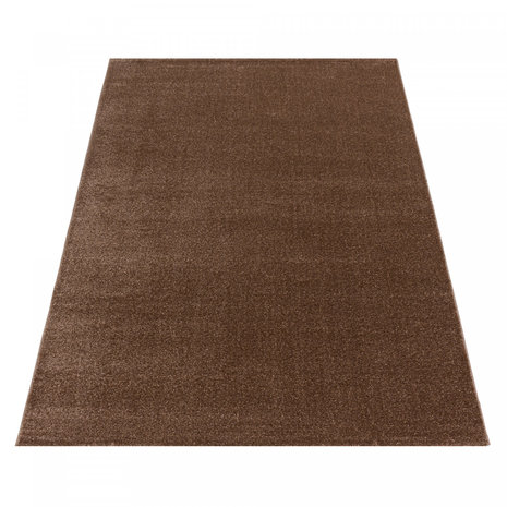 Effen vloerkleed Riant koper 4600