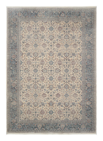 Vloerkleed Grando creme blauw 953