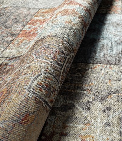 Vloerkleed Toska multi bruin 1303