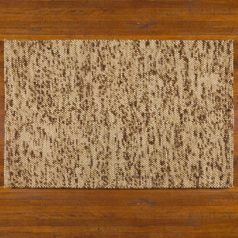 Wol vloerkleed Pixel kleur ivory multi
