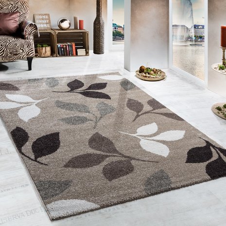 Attent maagd Scheermes Beige karpet | Vloerkleden en tapijten in het beige - vloerkleeddiscounter