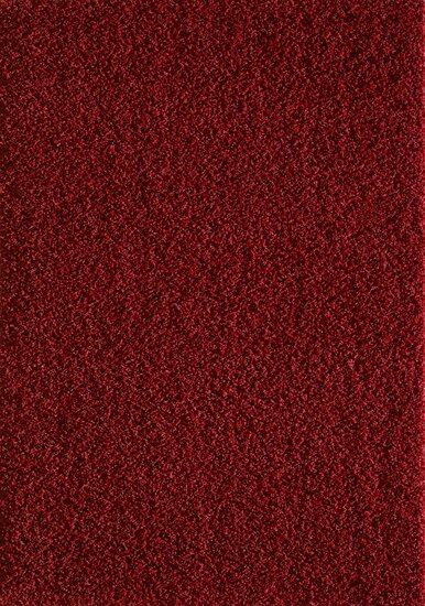 Rood hoogpolig vloerkleed of karpet