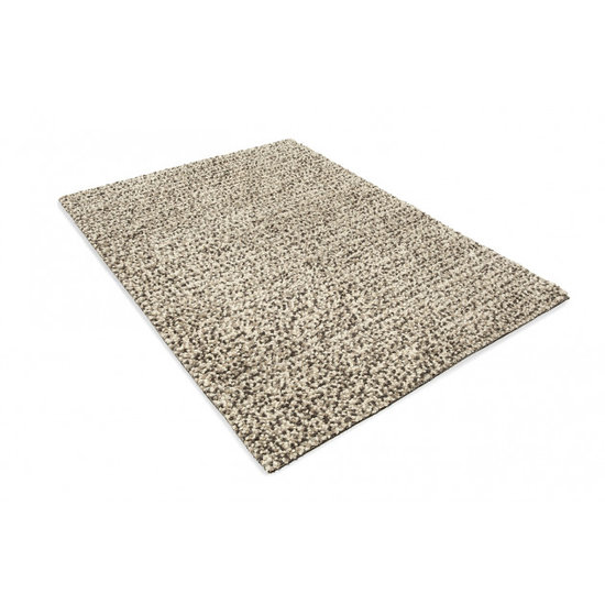 Wollen vloerkleed Comfort beige mix