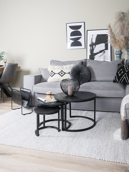Wollen vloerkleed Sydney beige 814