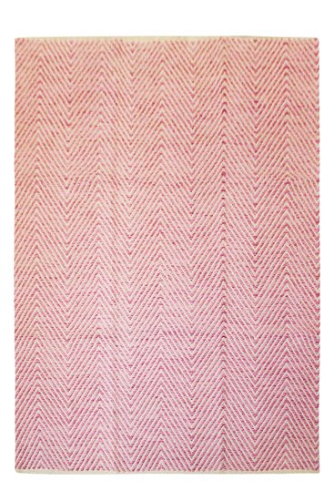 Handgemaakt katoen pink vloerkleed Retif 510