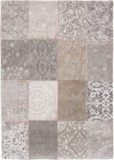 Patchwork vloerkleed 8982 beige