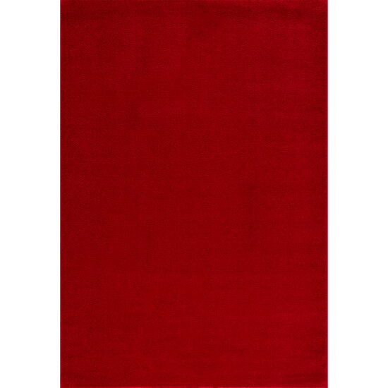 Effen vloerkleed Boston rood 9503