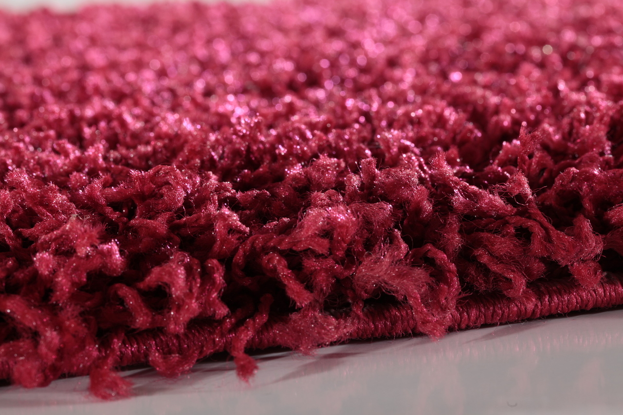 Pigment zijn Vete Rood hoogpolig vloerkleed & karpetten | Aanbieding - vloerkleeddiscounter