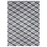 Modern vloerkleed grijs 3305