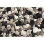 Wollen vloerkleed Comfort wit zwart Wollen vloerkleed Comfort wit zwart