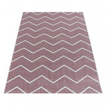 Modern vloerkleed Riant rose 4602 Modern vloerkleed Riant rose 4602