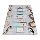 Kinderkamer vloerkleed Kiddy grijs 2903 Kinderkamer vloerkleed Kiddy grijs 2903