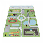 Kinderkamer vloerkleed Kiddy groen 2902 Kinderkamer vloerkleed Kiddy groen 2902