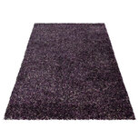 Hoogpolig lila gemeleerd vloerkleed Shaggy Queen 4500 Hoogpolig lila gemeleerd vloerkleed Shaggy Queen 4500