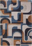 Design vloerkleed Julia bruin - blauw 9196 Design vloerkleed Julia bruin - blauw 9196