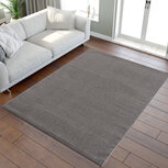 Effen vloerkleed Boston grijs 9500 Effen vloerkleed Boston grijs 9500