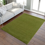 Effen vloerkleed Boston groen 9509 Effen vloerkleed Boston groen 9509
