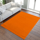 Effen vloerkleed Boston oranje 9510 Effen vloerkleed Boston oranje 9510