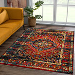 Vintage vloerkleed Borneo multi 1614 Vintage vloerkleed Borneo multi 1614