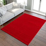 Effen vloerkleed Boston rood 9503 Effen vloerkleed Boston rood 9503