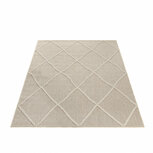 Binnen en buiten vloerkleed Flora beige 4952 Binnen en buiten vloerkleed Flora beige 4952