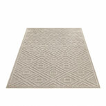 Binnen en buiten vloerkleed Flora beige 4956 Binnen en buiten vloerkleed Flora beige 4956