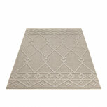 Binnen en buiten vloerkleed Flora beige 4955 Binnen en buiten vloerkleed Flora beige 4955