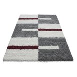 Hoogpolig vloerkleed Galaxy 2505 kleur Rood Hoogpolig vloerkleed Galaxy 2505 kleur Rood