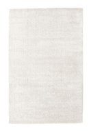 Wit hoogpolig vloerkleed of tapijt